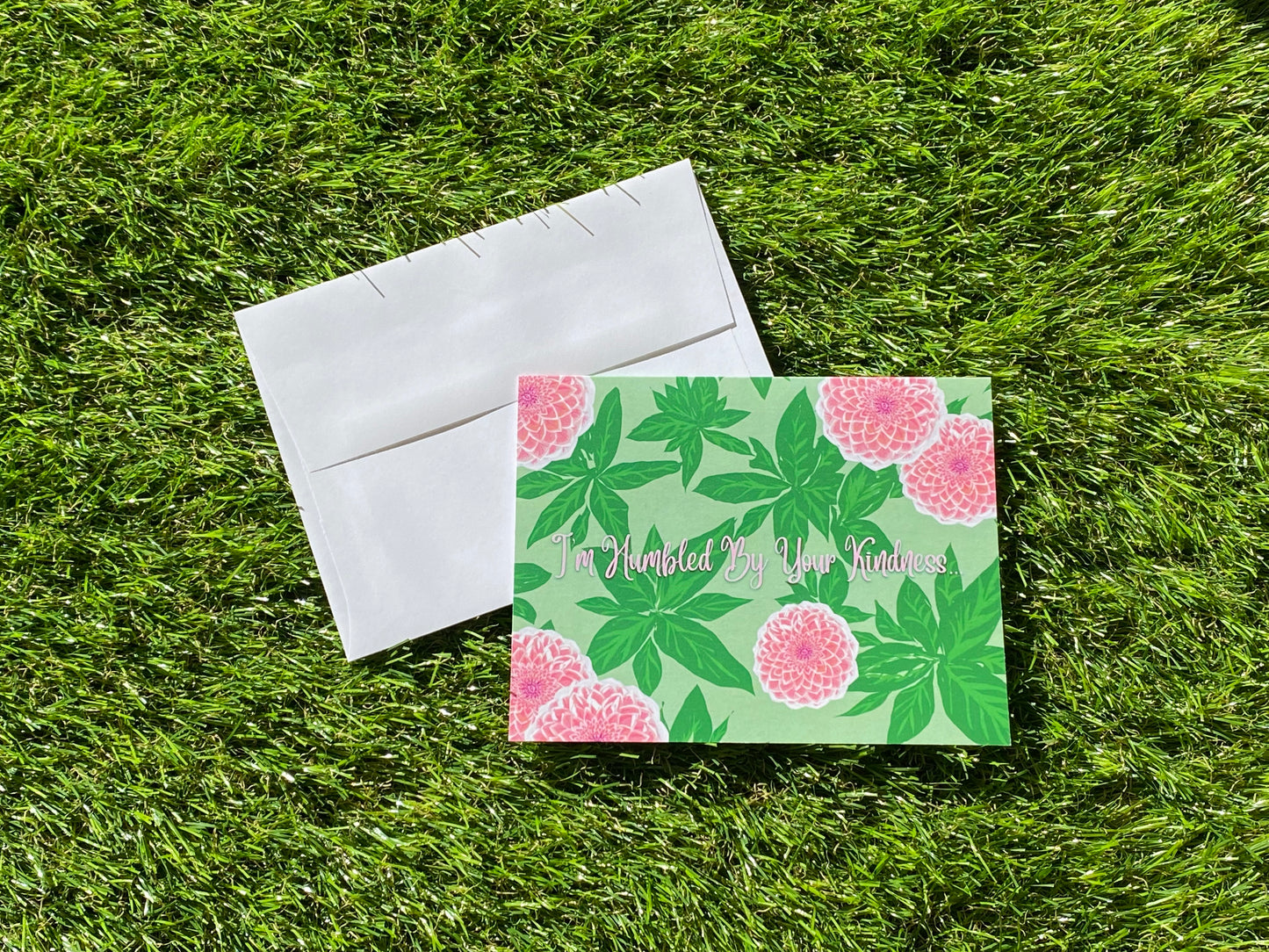 I'm Humbled By Your Kindness... CTracyLouie Thank You Cards + Envelope, Set of 8, Original Artwork, Blank Interior