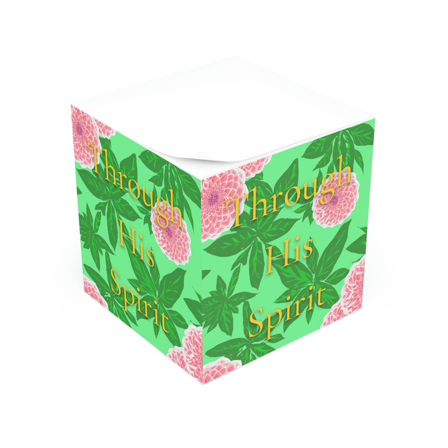 Through His Spirit, CTracyLouie Note Cube