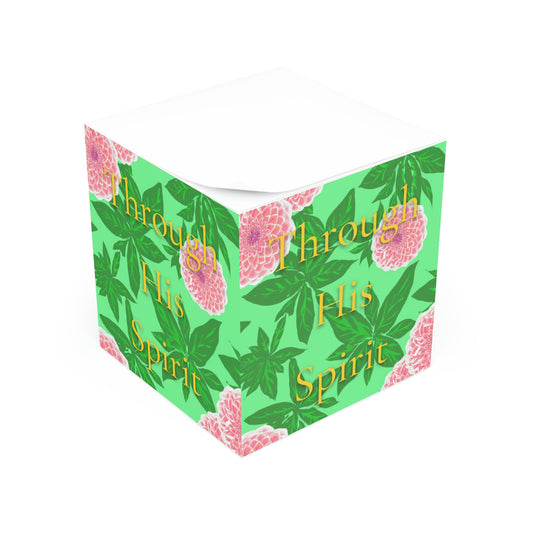 Through His Spirit, CTracyLouie Note Cube